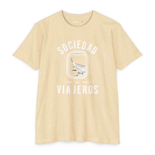 Sociedad de Viajeros / Window Seat Society T-Shirt — Retro Airplane Travel Tee