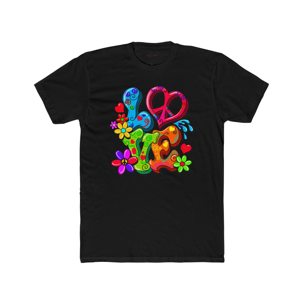 Love Is Everywhere Retro Graphic T-Shirt - no plane