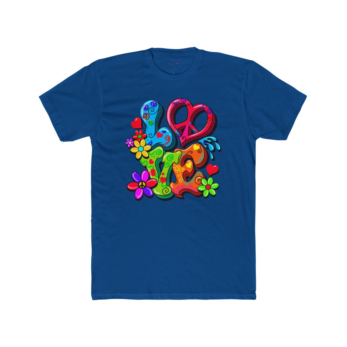 Love Is Everywhere Retro Graphic T-Shirt - no plane