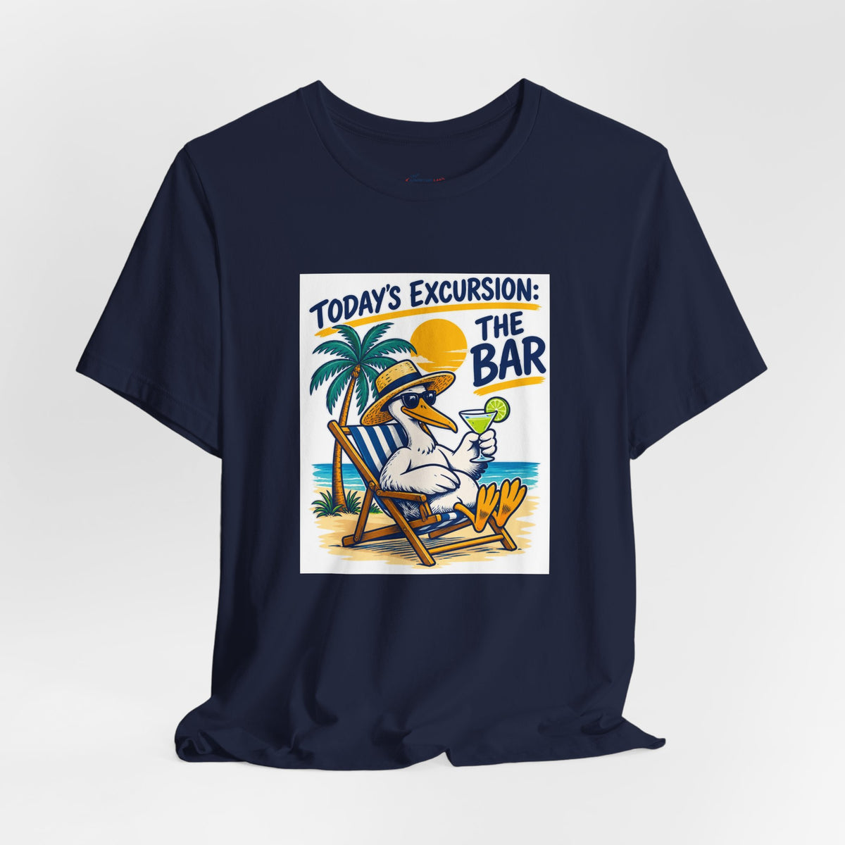 Today’s Excursion: The Bar - Lazy Traveller T-Shirt
