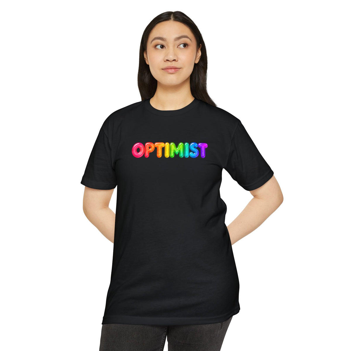 Optimist - Rainbow Jelly Lettering T-shirt