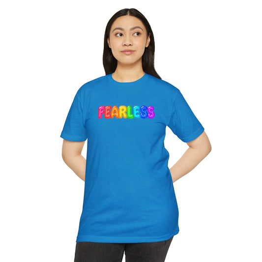 Fearless - Rainbow Jelly Lettering T-Shirt