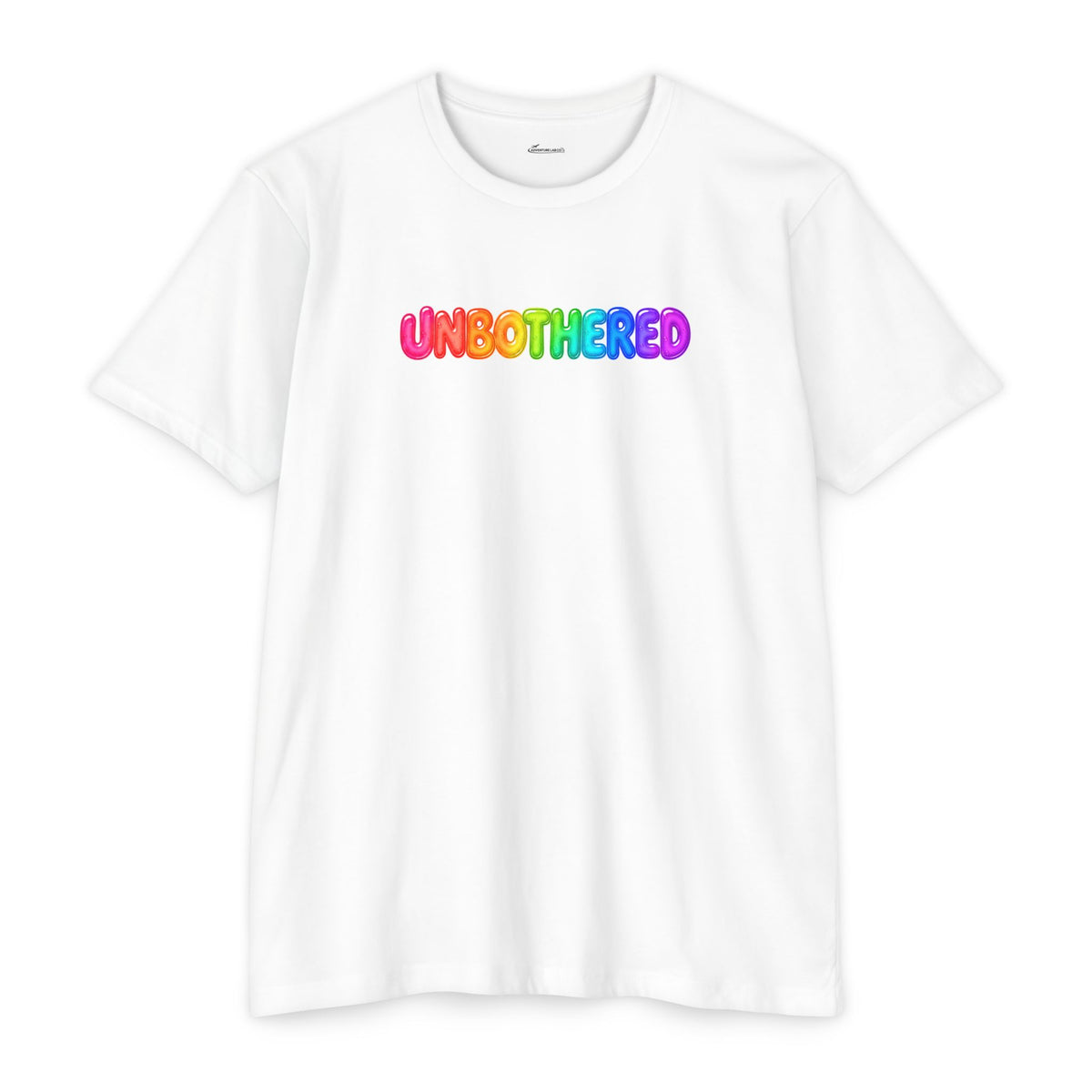 Unbothered - Rainbow Jelly Lettering T-shirt