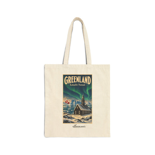 Greenland Vintage Travel Canvas Tote