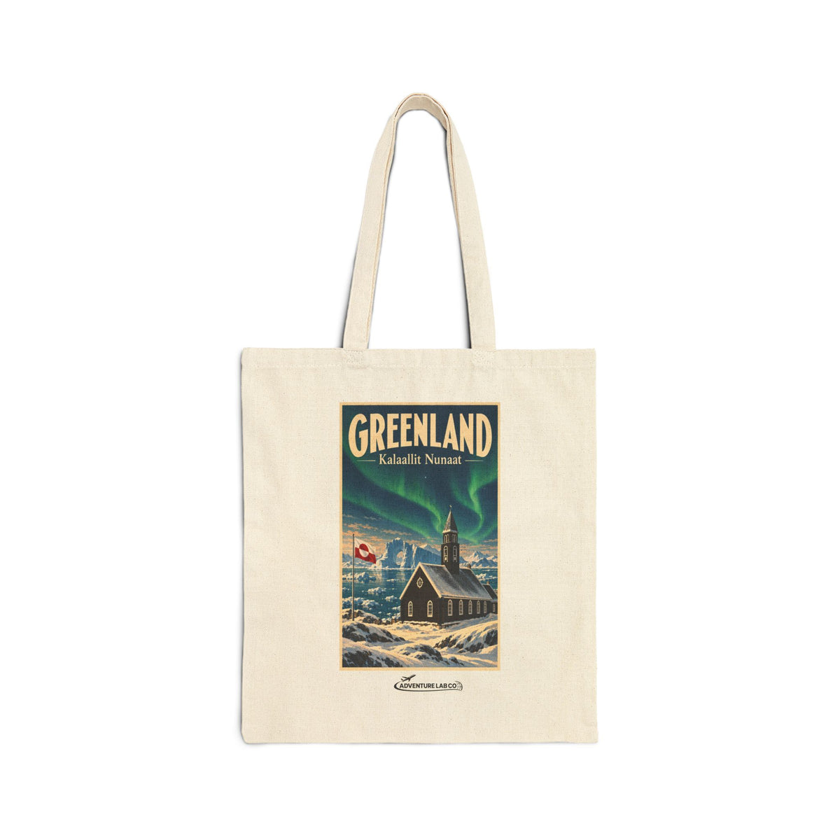 Greenland Vintage Travel Canvas Tote