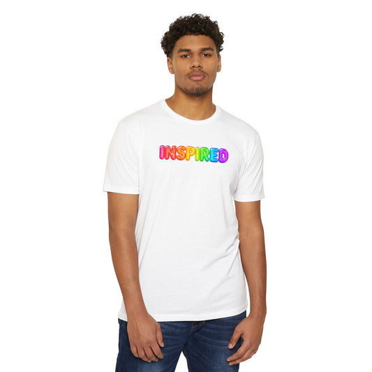Inspired - Rainbow Jelly Lettering - T-shirt