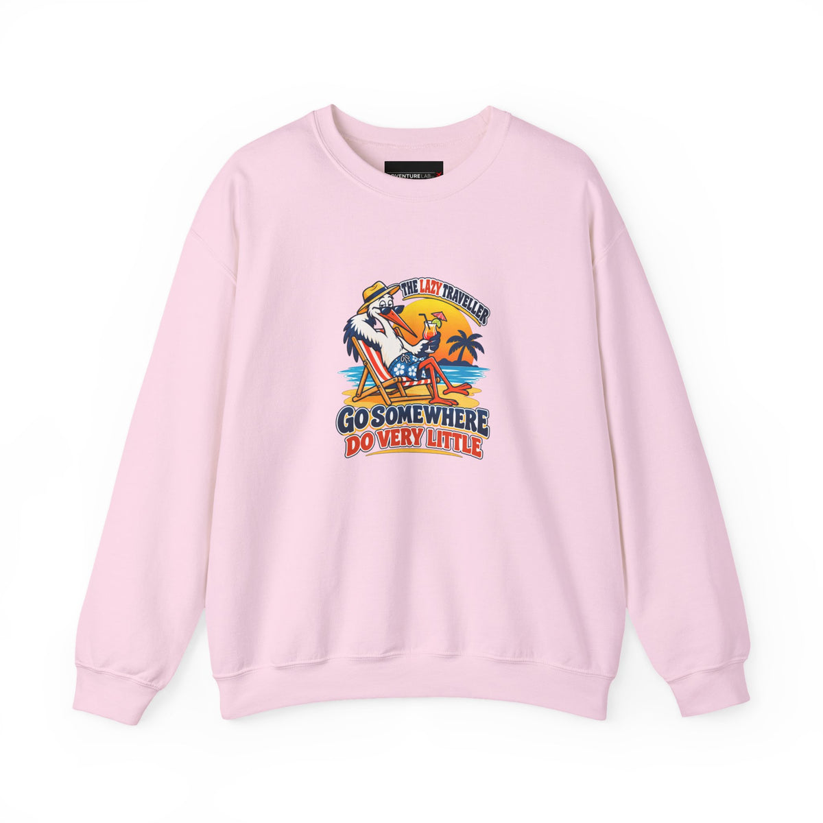 Lazy Traveller - Unisex Heavy Blend™ Crewneck Sweatshirt
