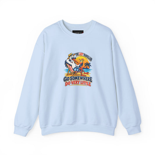 Lazy Traveller - Unisex Heavy Blend™ Crewneck Sweatshirt
