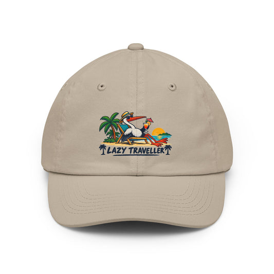 Lazy Traveller Tropical Cap - Relaxed Stork