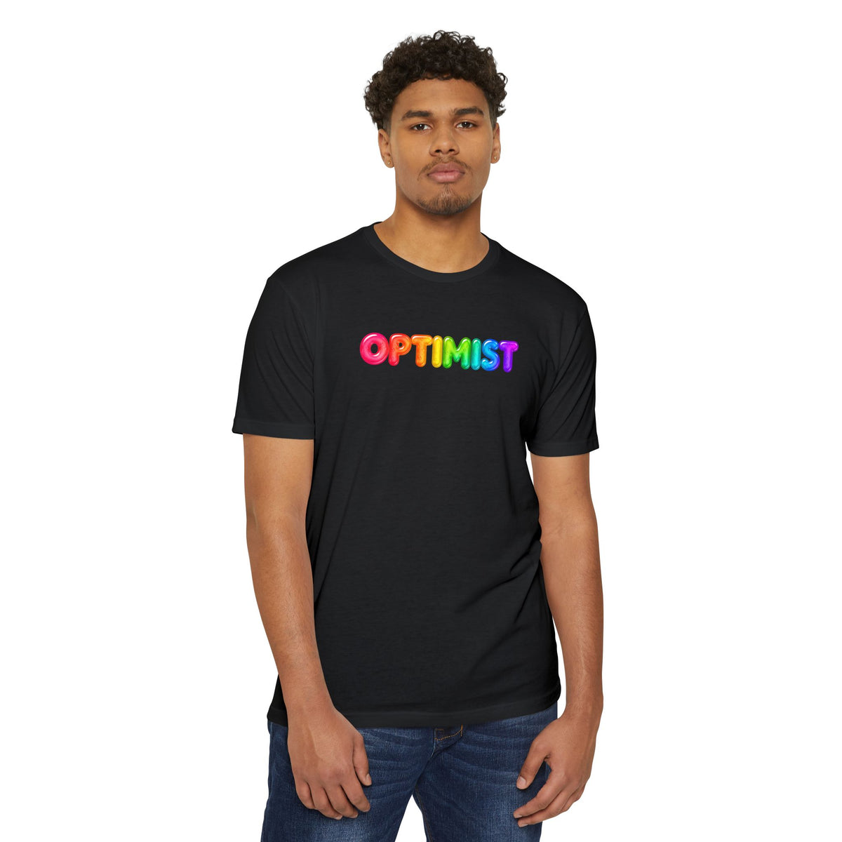 Optimist - Rainbow Jelly Lettering T-shirt