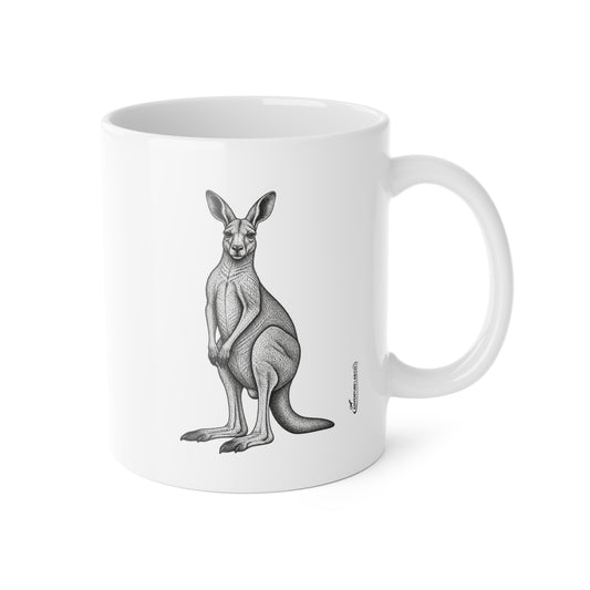 The Kangaroo | Wildlife Illustration Mug