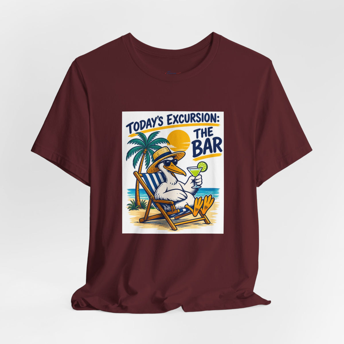 Today’s Excursion: The Bar - Lazy Traveller T-Shirt