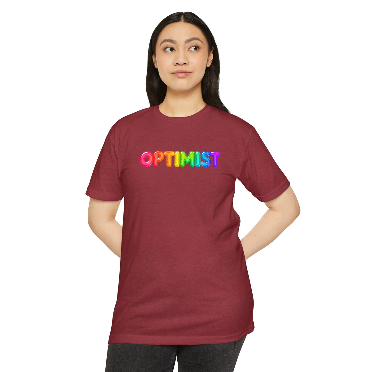 Optimist - Rainbow Jelly Lettering T-shirt