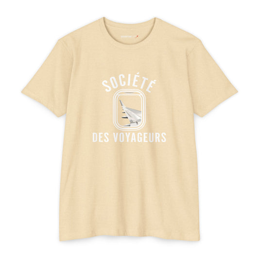 SOCIÉTÉ DES VOYAGEURS - Window Seat Society T-Shirt — Retro Airplane Travel Tee