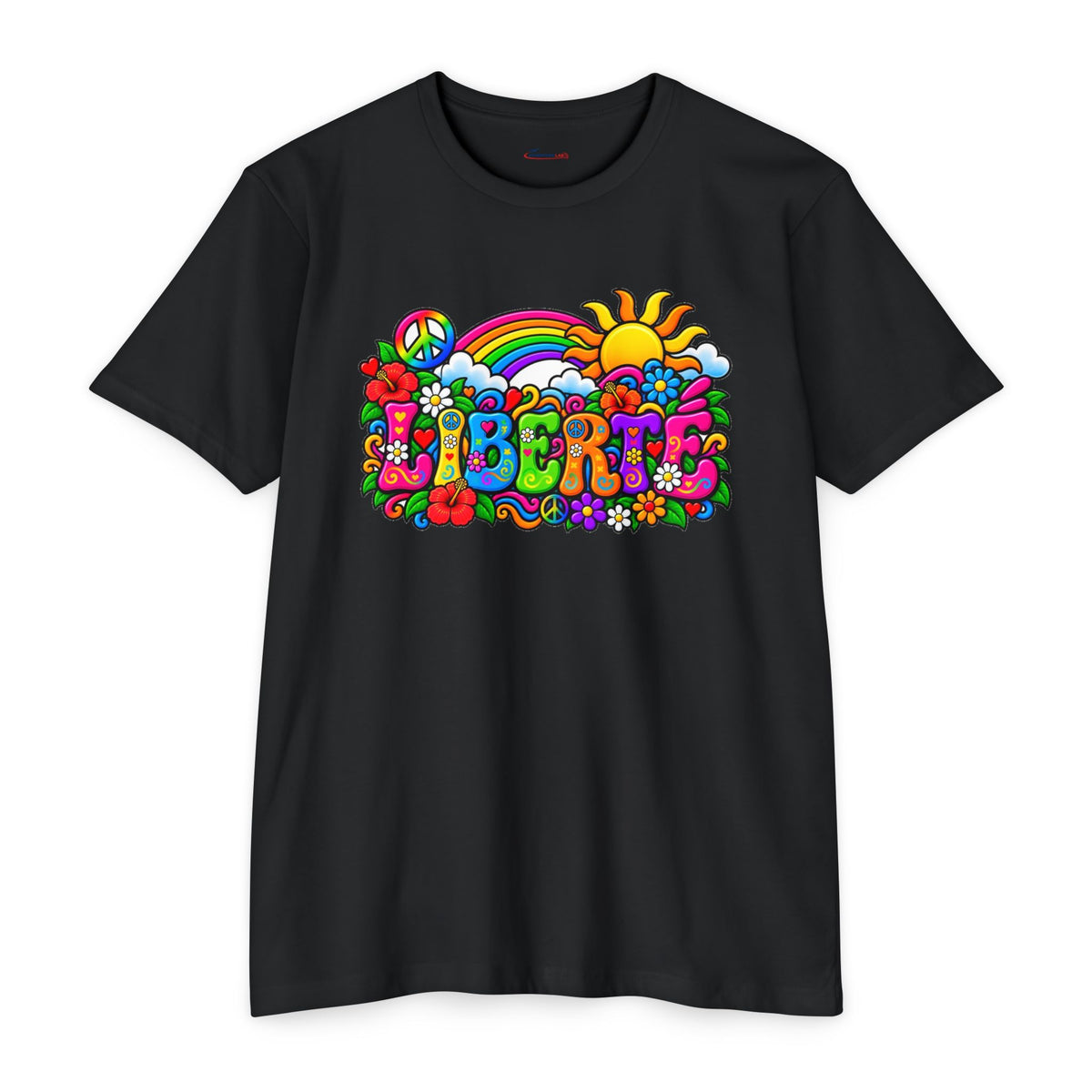 T-shirt LIBERTÉ — Esprit rétro et couleurs éclatantes