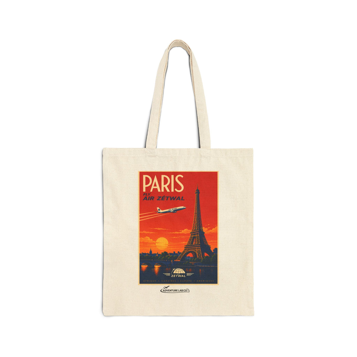 Paris Vintage Travel Tote