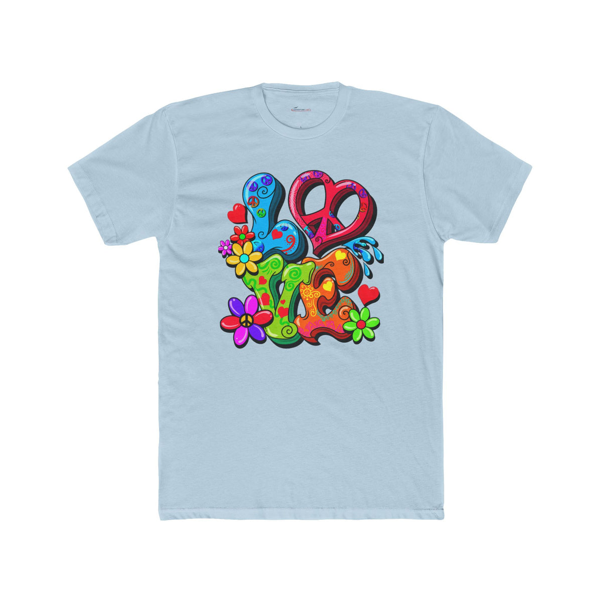Love Is Everywhere Retro Graphic T-Shirt - no plane