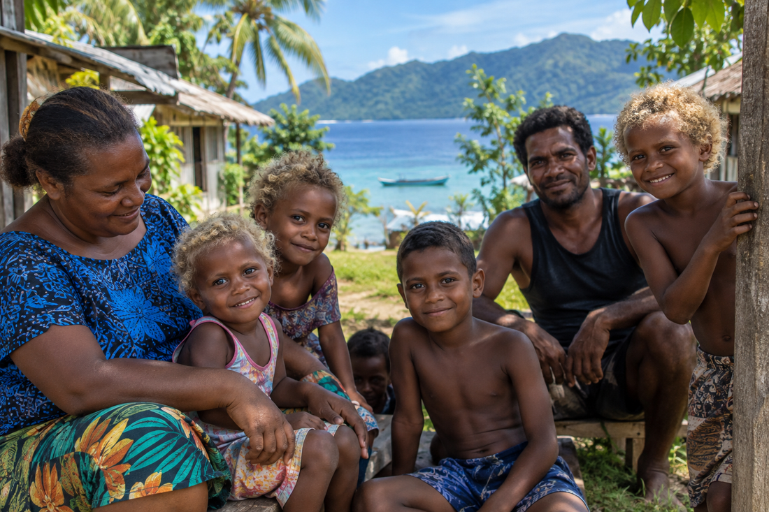 Golden by the Sea: The Remarkable Blond Hair of the Solomon Islands