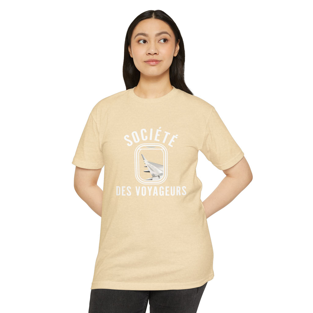 SOCIÉTÉ DES VOYAGEURS - Window Seat Society T-Shirt — Retro Airplane Travel Tee