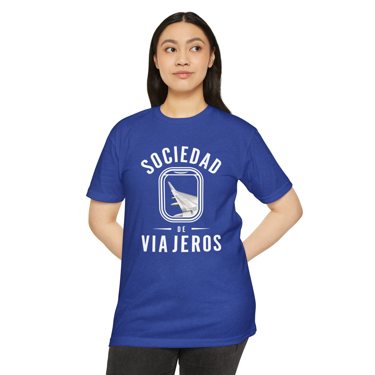 Sociedad de Viajeros / Window Seat Society T-Shirt — Retro Airplane Travel Tee