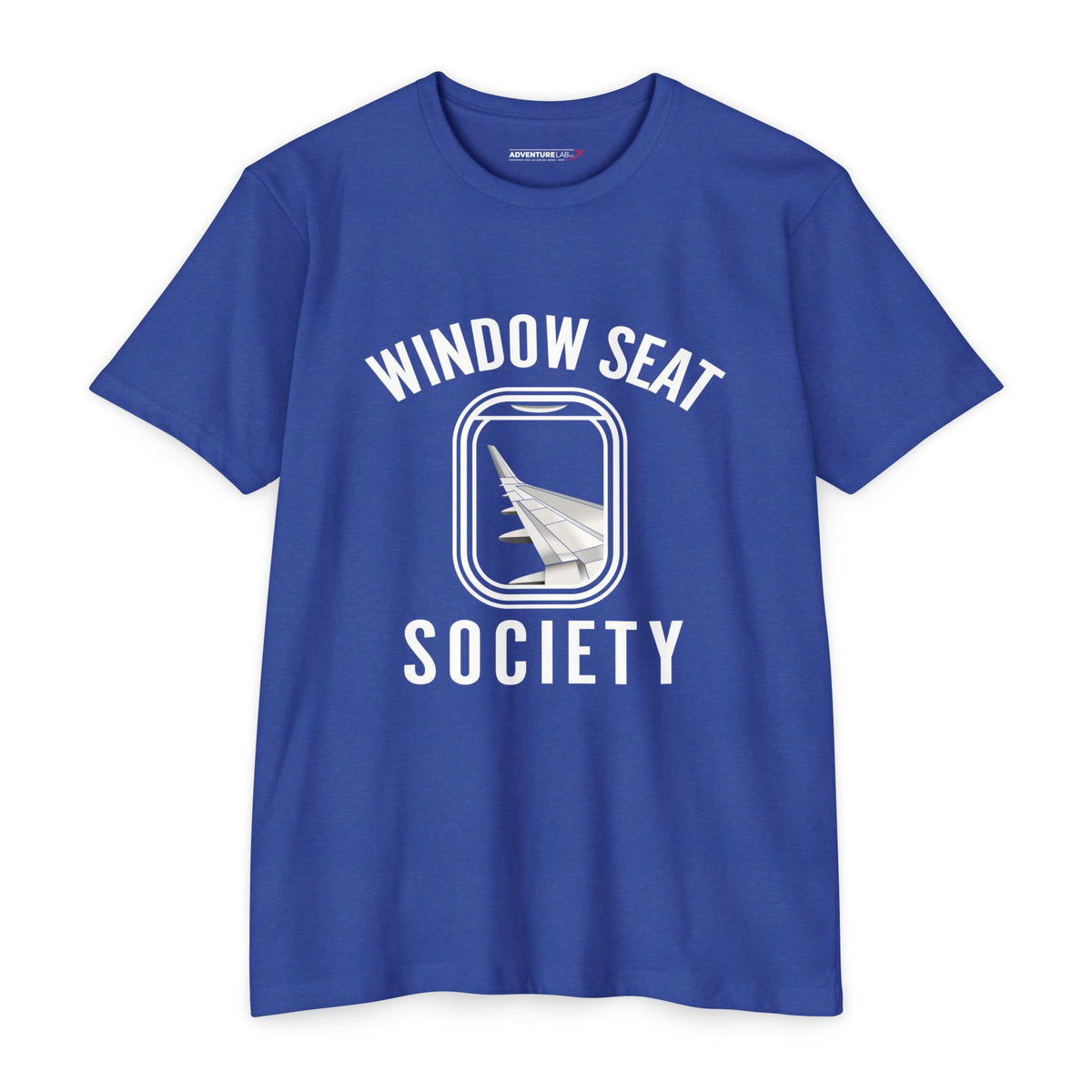 Window Seat Society T-Shirt — Retro Airplane Travel Tee