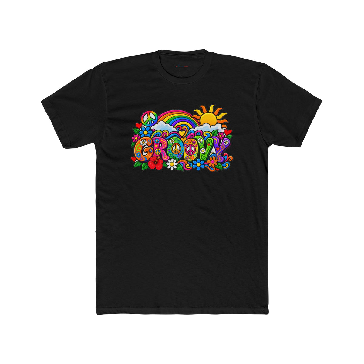 Groovy Days Retro Graphic T-Shirt - no plane