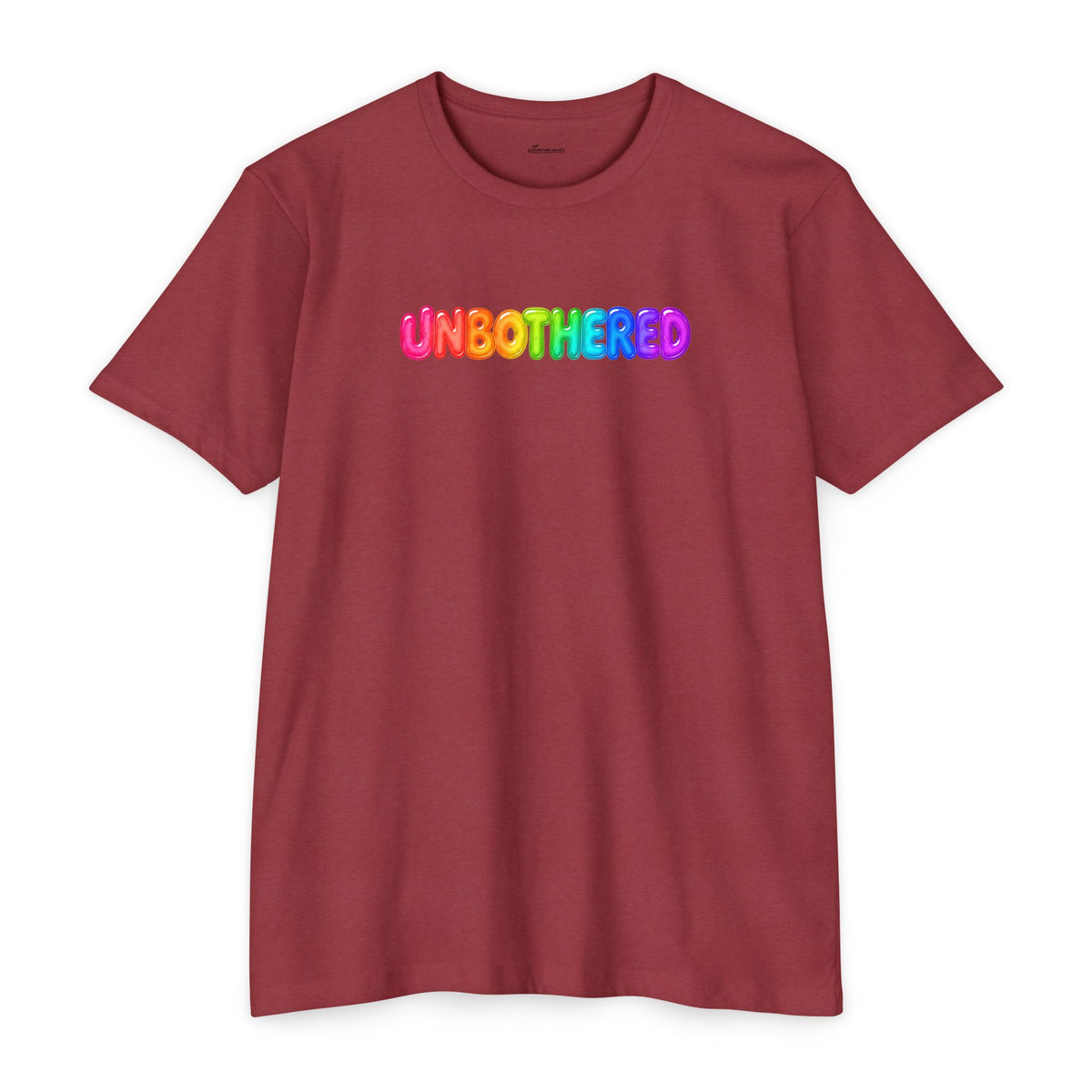 Unbothered - Rainbow Jelly Lettering T-shirt