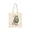 Lion -Tote Bag - Cheeky Series | Canvas Travel Tote