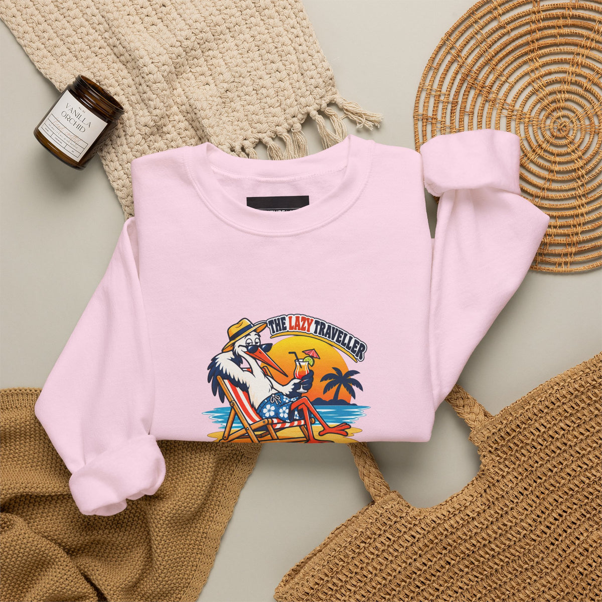 Lazy Traveller  - Unisex Heavy Blend™ Crewneck Sweatshirt