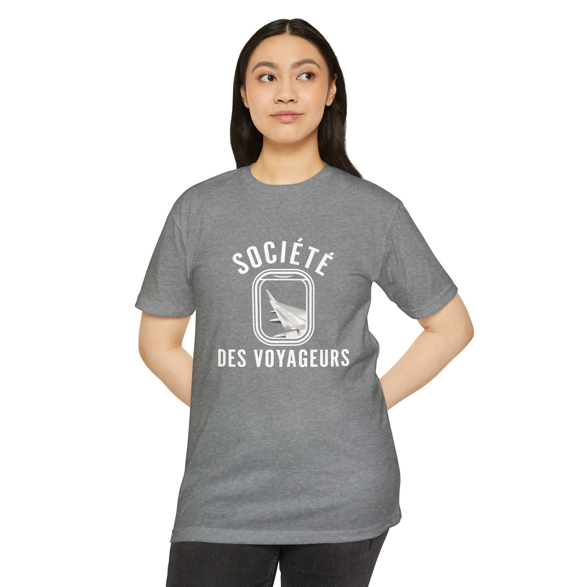 SOCIÉTÉ DES VOYAGEURS - Window Seat Society T-Shirt — Retro Airplane Travel Tee