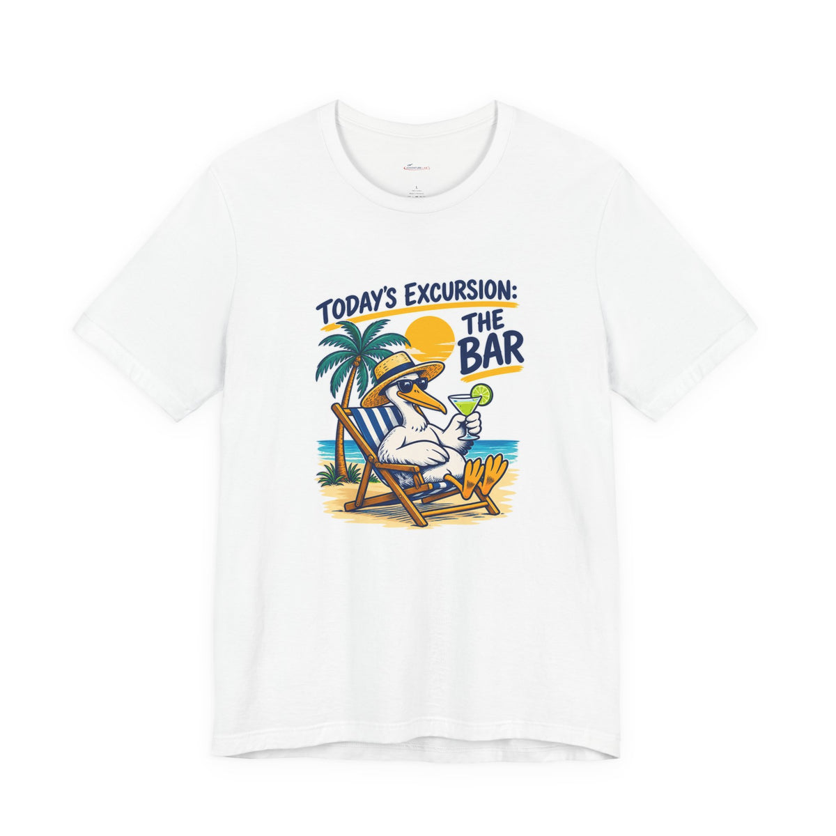 Today’s Excursion: The Bar - Lazy Traveller T-Shirt