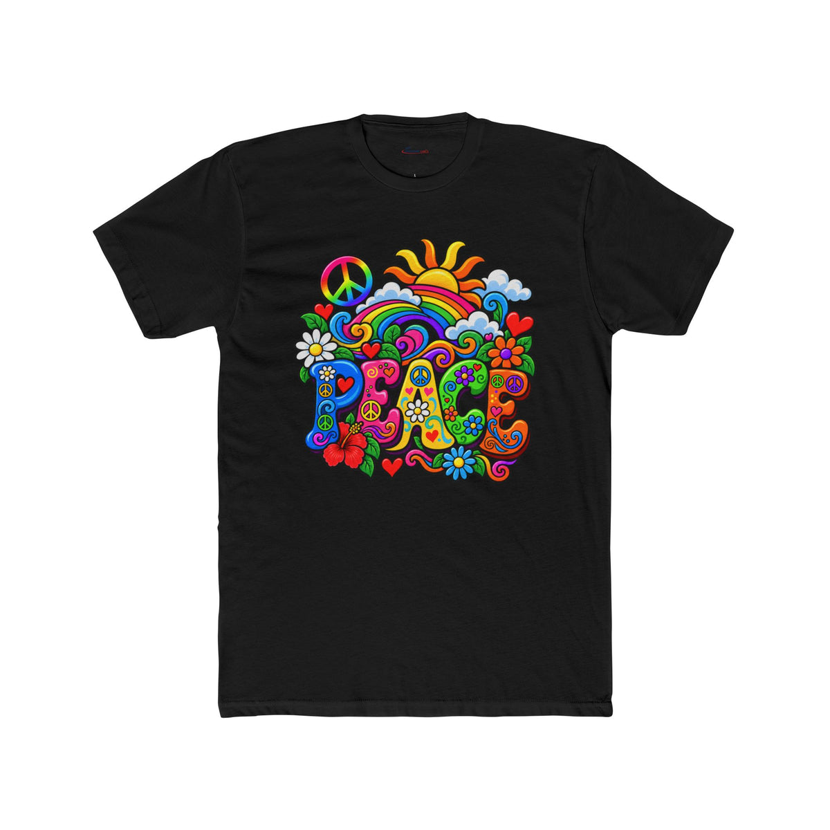 Retro Peace & Sunshine Graphic T-Shirt