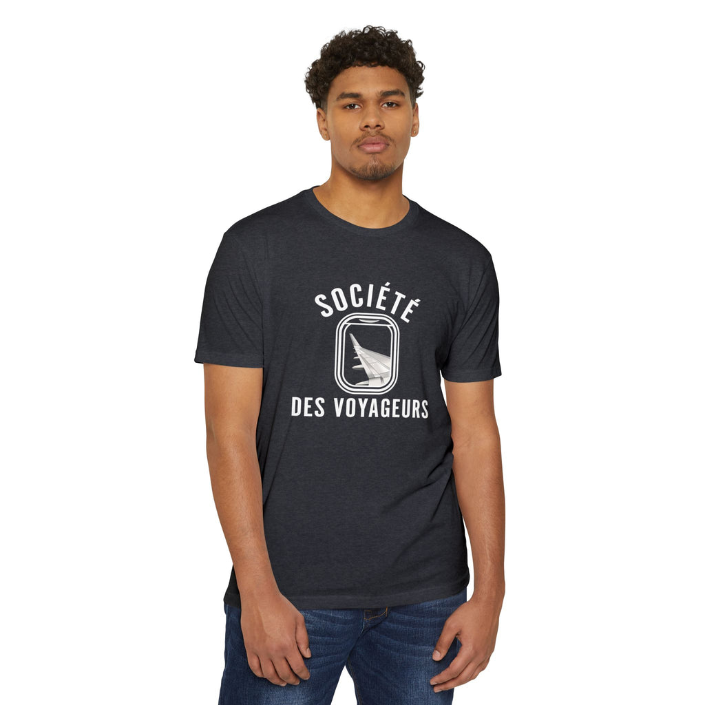 SOCIÉTÉ DES VOYAGEURS - Window Seat Society T-Shirt — Retro Airplane Travel Tee