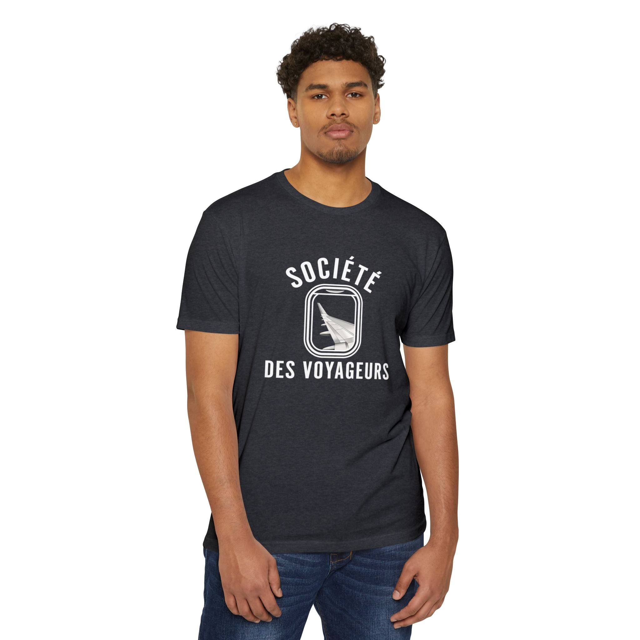 SOCIÉTÉ DES VOYAGEURS - Window Seat Society T-Shirt — Retro Airplane Travel Tee