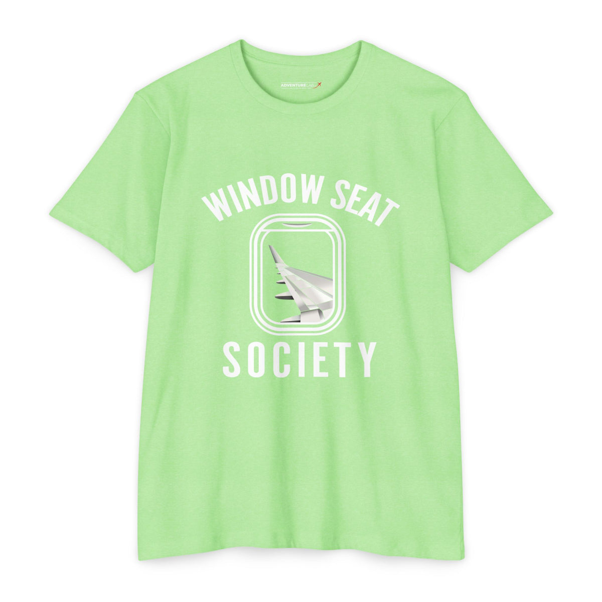 Window Seat Society T-Shirt — Retro Airplane Travel Tee