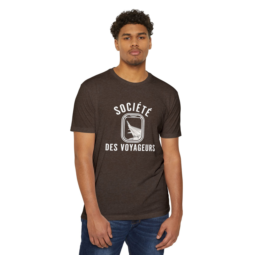 SOCIÉTÉ DES VOYAGEURS - Window Seat Society T-Shirt — Retro Airplane Travel Tee