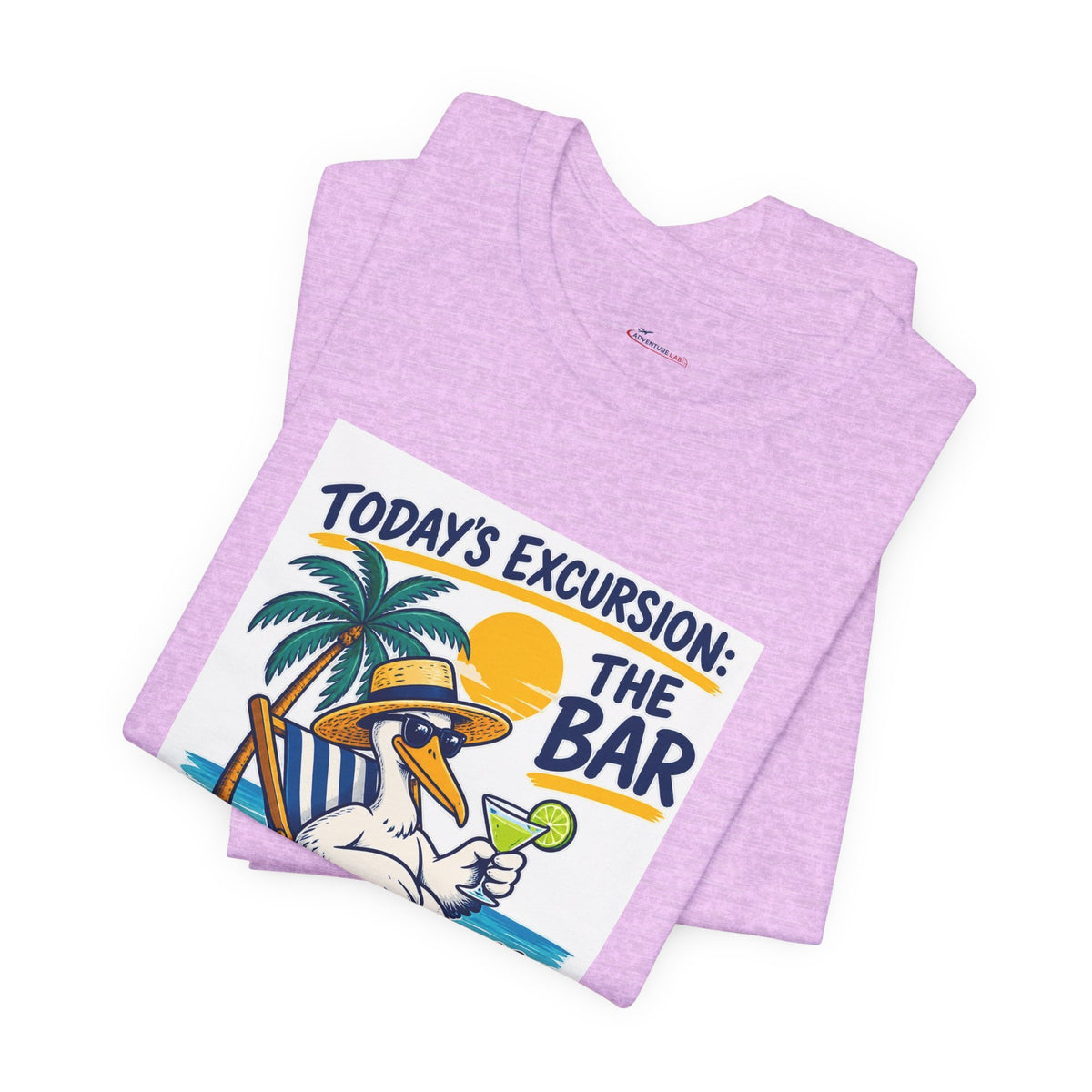 Today’s Excursion: The Bar - Lazy Traveller T-Shirt