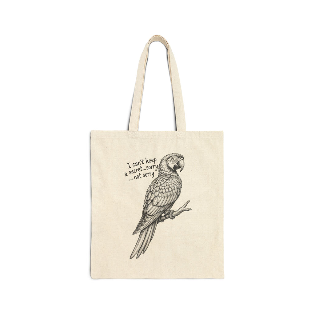 Parrot -Tote Bag - Cheeky Series | Canvas Travel Tote