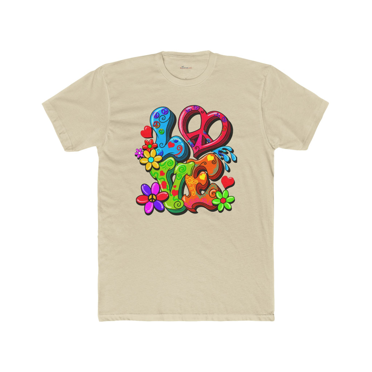 Love Is Everywhere Retro Graphic T-Shirt - no plane