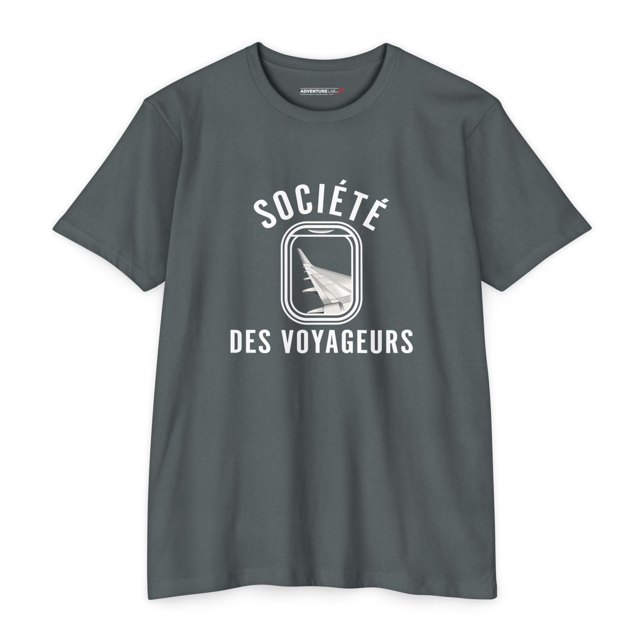 SOCIÉTÉ DES VOYAGEURS - Window Seat Society T-Shirt — Retro Airplane Travel Tee
