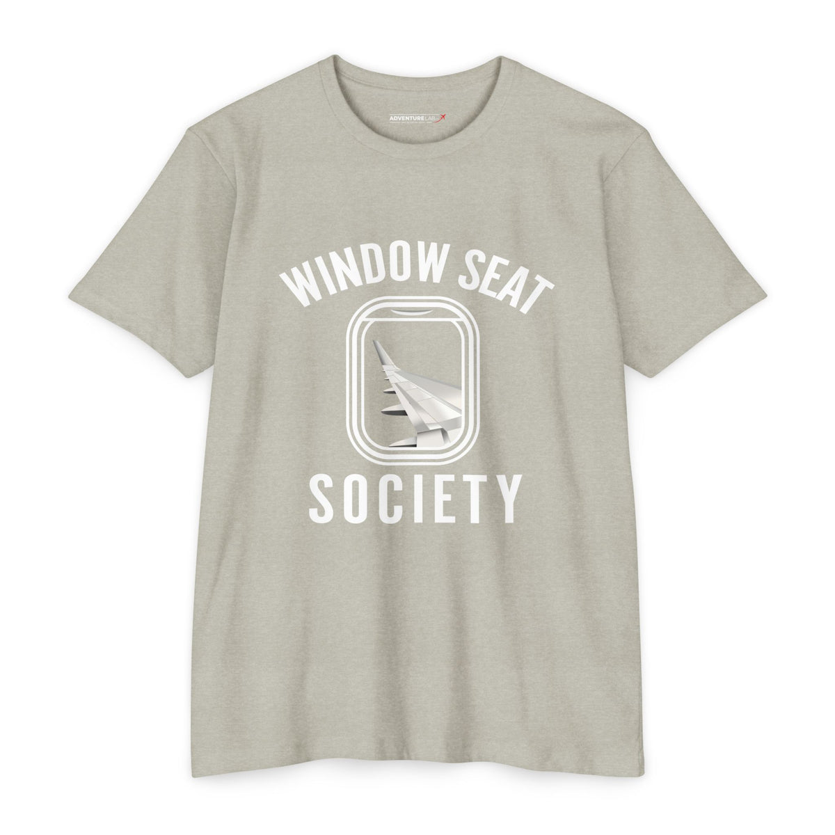 Window Seat Society T-Shirt — Retro Airplane Travel Tee
