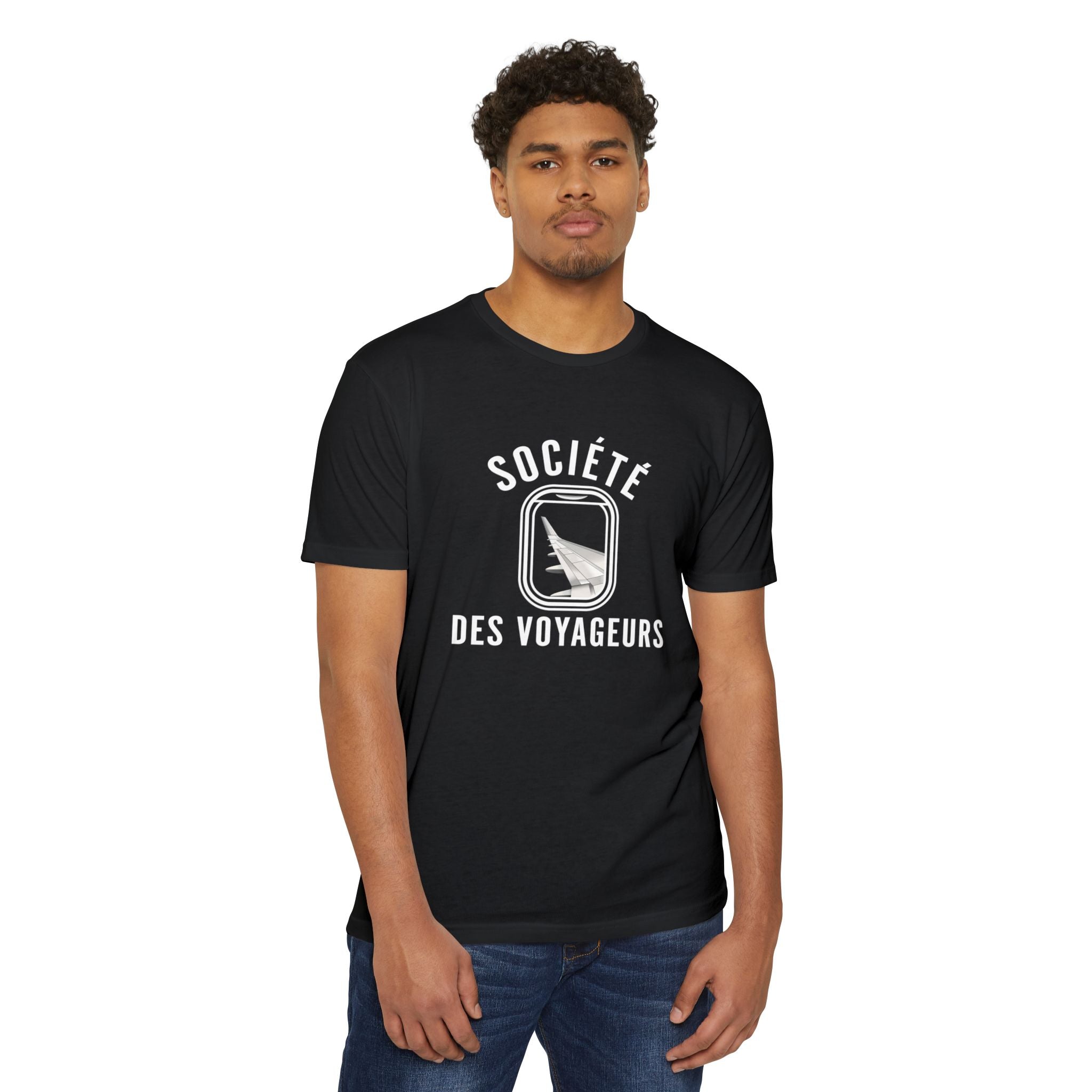 SOCIÉTÉ DES VOYAGEURS - Window Seat Society T-Shirt — Retro Airplane Travel Tee