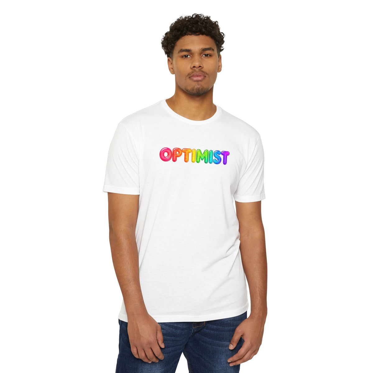 Optimist - Rainbow Jelly Lettering T-shirt