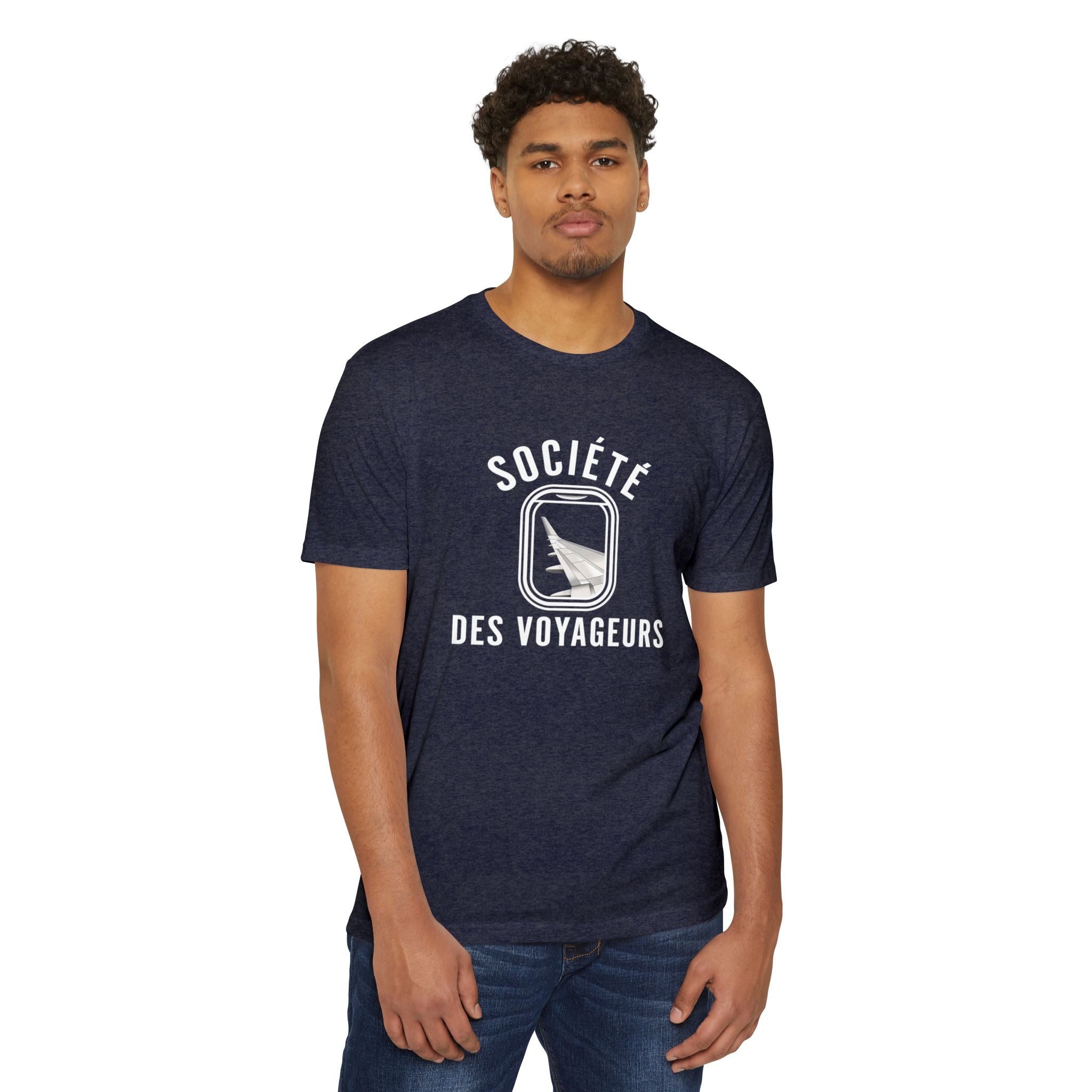 SOCIÉTÉ DES VOYAGEURS - Window Seat Society T-Shirt — Retro Airplane Travel Tee