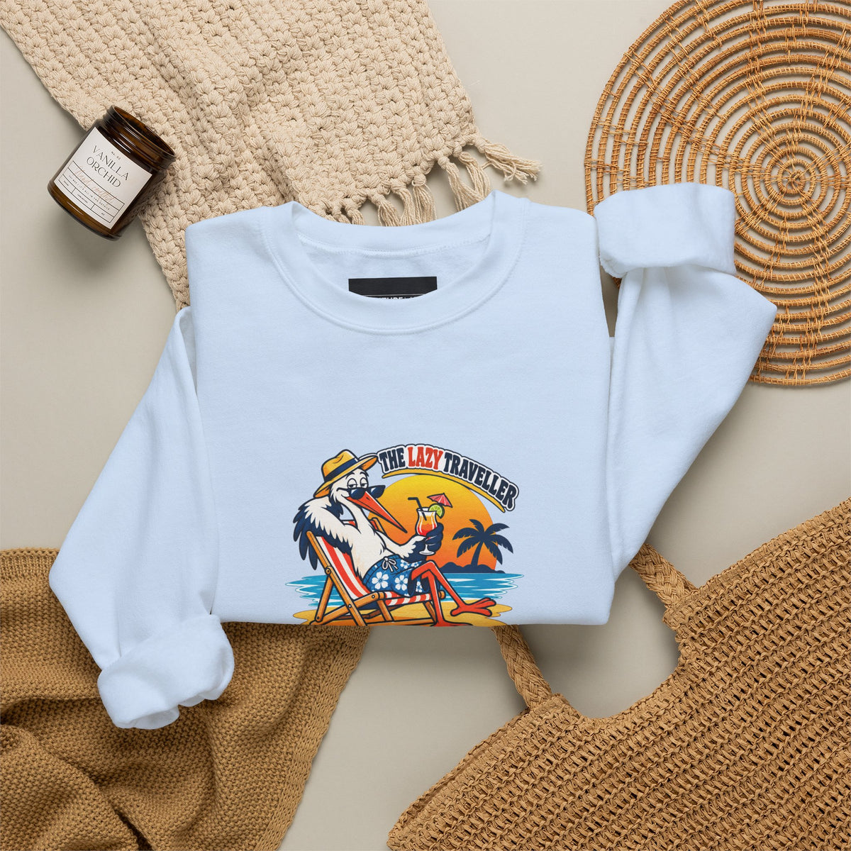 Lazy Traveller  - Unisex Heavy Blend™ Crewneck Sweatshirt