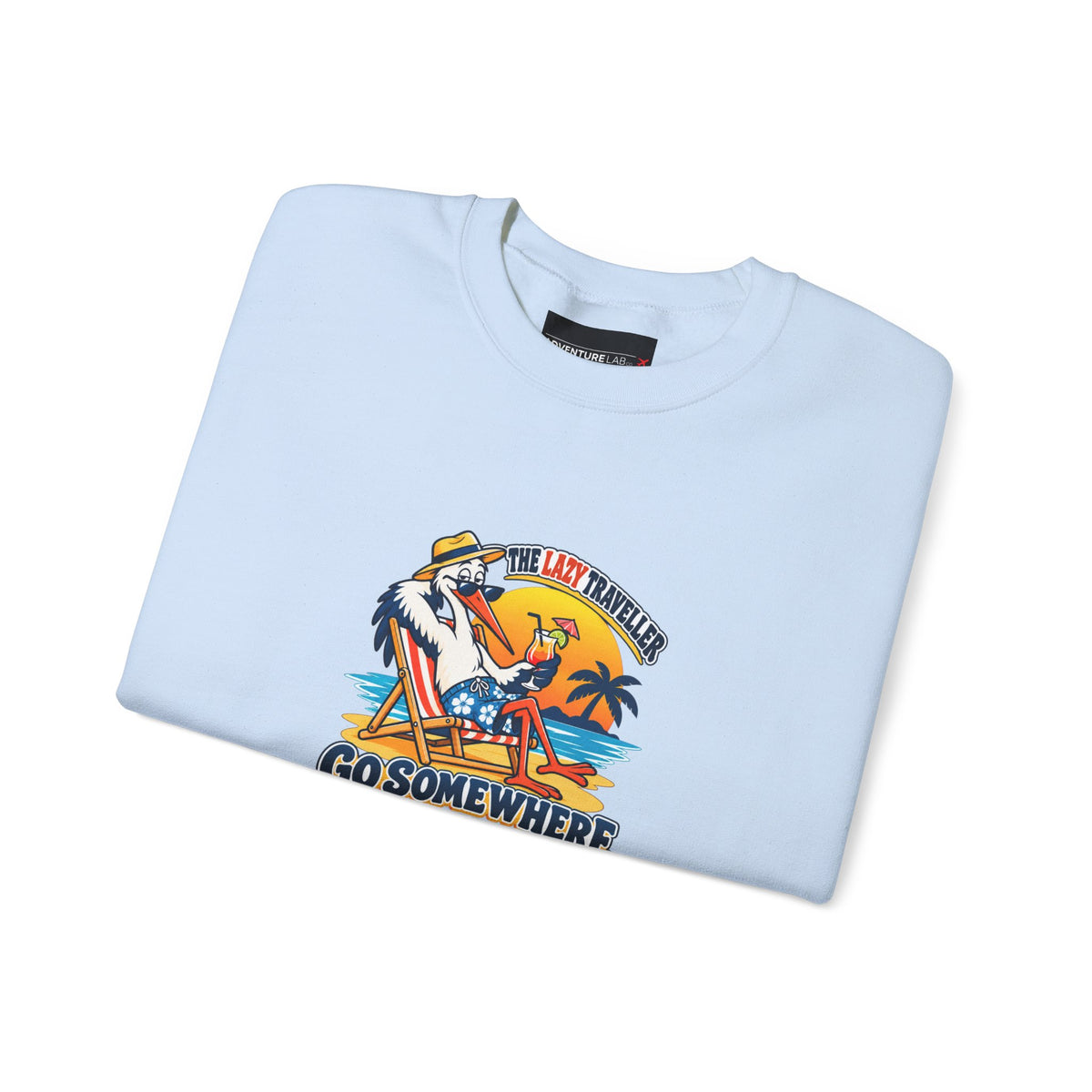 Lazy Traveller  - Unisex Heavy Blend™ Crewneck Sweatshirt