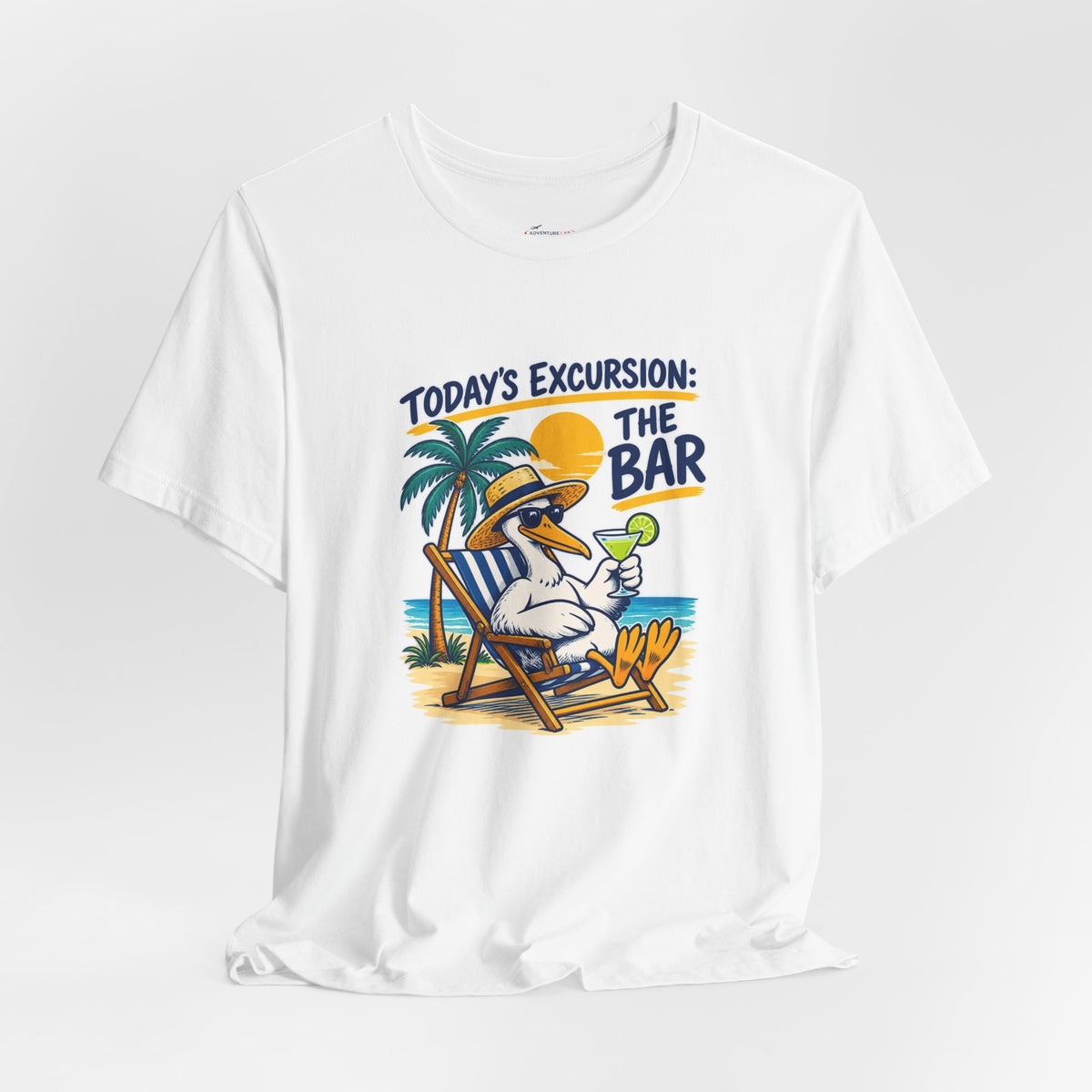 Today’s Excursion: The Bar - Lazy Traveller T-Shirt