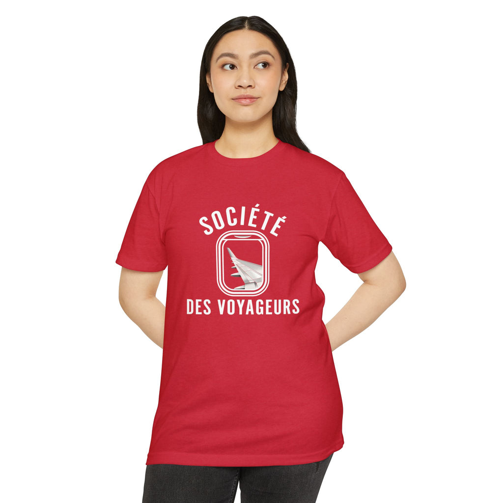 SOCIÉTÉ DES VOYAGEURS - Window Seat Society T-Shirt — Retro Airplane Travel Tee