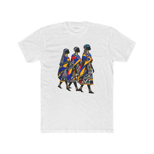 Ndebele Women in Motion – African Art T-Shirt