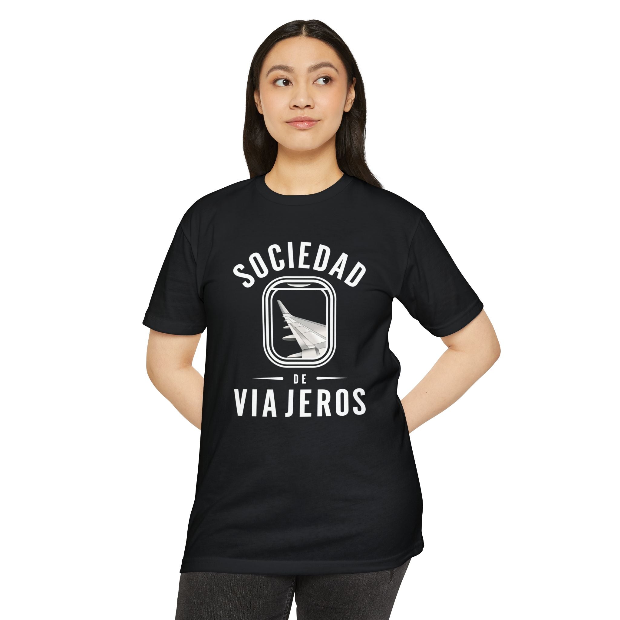 Sociedad de Viajeros / Window Seat Society T-Shirt — Retro Airplane Travel Tee